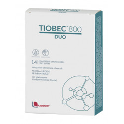 TIOBEC 800 DUO 14 COMPRESSE OROSOLUBILI 18,9 G