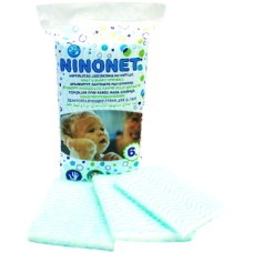 NINONET SPUGNETTA SAPONATA PER BIMBI 6 PEZZI