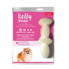 KELLY BRUSH SPUGNETTA ABRASIVA PER CANI DI TAGLIA PICCOLA 16 PEZZI