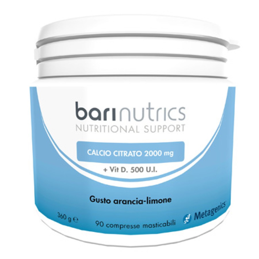 BARINUTRICS CALCIO CITRATO ARANCIA LIMONE ITA 90 COMPRESSE