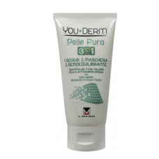 YOUDERM PELLE PURA 3 IN 1 SCRUB MASCHERA SEBOREGOLATORE 75 ML
