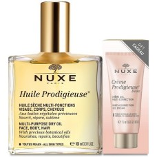 NUXE HUILE PRODIGIEUSE 100 ML + COLLERETTE CREME PRODIGIEUSE BOOST 15 ML