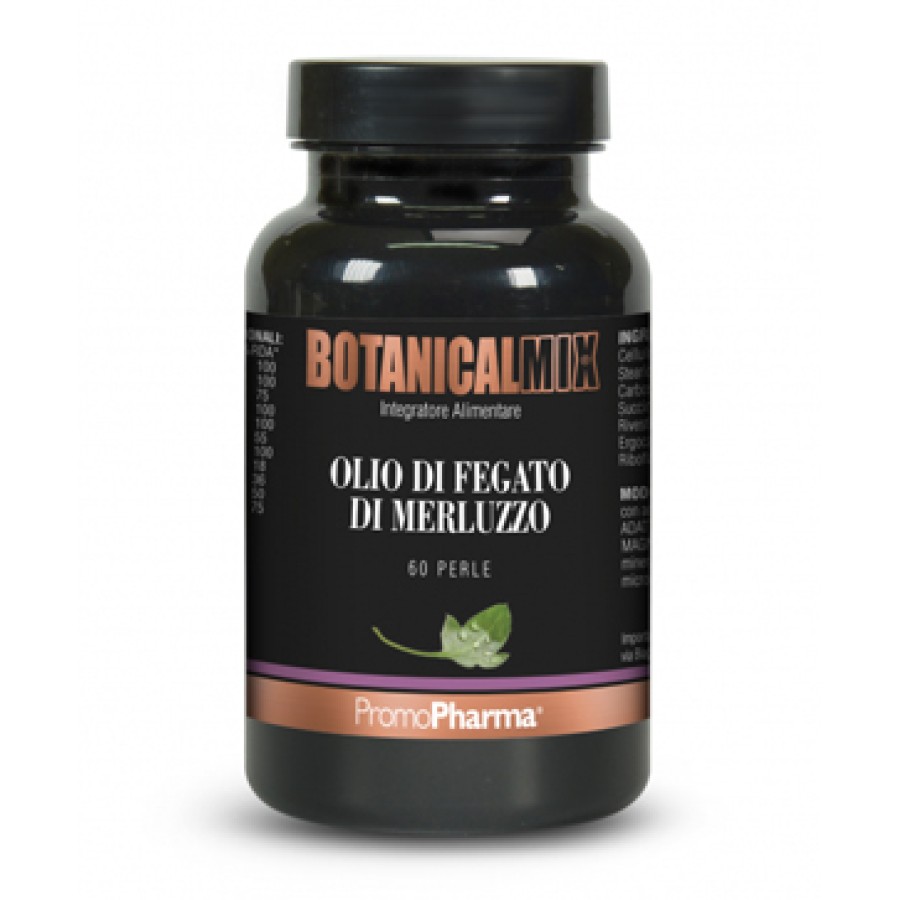OLIO DI FEGATO DI MERLUZZO BOTANICAL MIX 60 PERLE