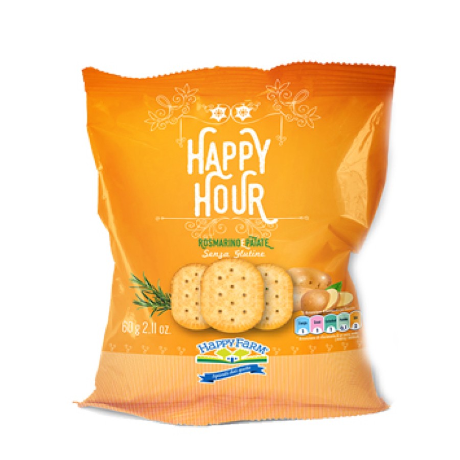 HAPPY FARM HAPPY HOUR ROSMARINO E PATATE 60 G