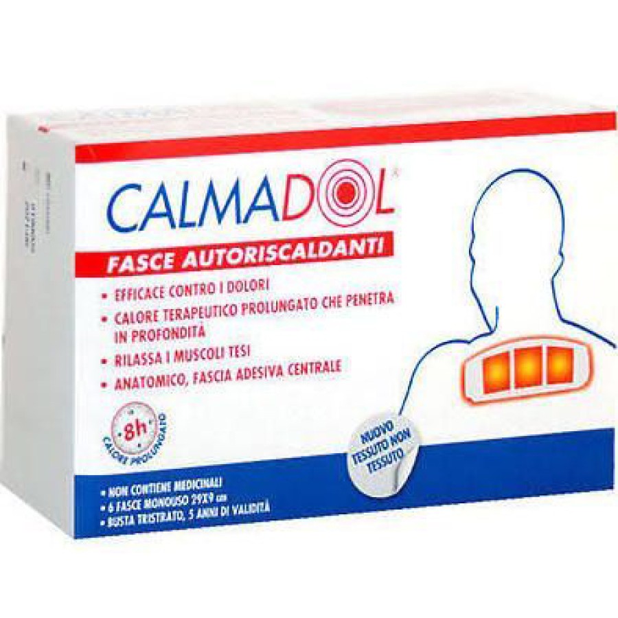 CALMADOL FASCIA RISCALDANTE PACK 6 PEZZI