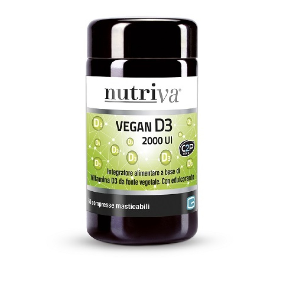 NUTRIVA VEGAN D3 60 COMPRESSE 2000 UI