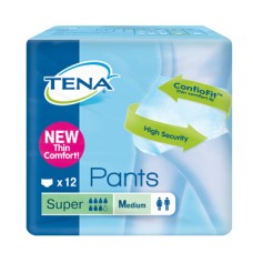 PANNOLONE PULL UP TENA PANTS SUPER TAGLIA MEDIUM 12 PEZZI