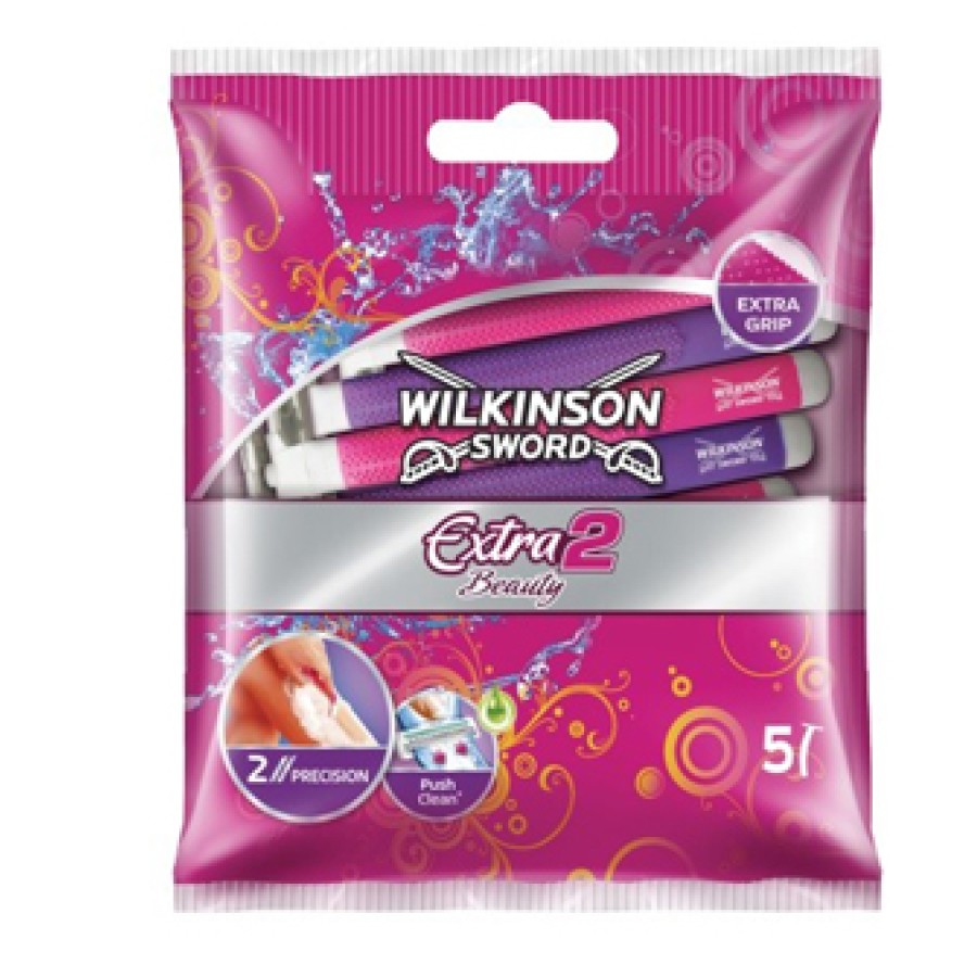 WILKINSON EXTRA 2 DONNA BEAUTY 5 PEZZI WILKINSON EXTRA 2 DONNA BEAUTY 5 PEZZI