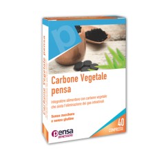 CARBONE VEGETALE PENSA 40 COMPRESSE