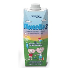 MONELLO 3 FORMULA PER LA CRESCITA A BASE DI LATTE PER BAMBINI DA 1 A 3 ANNI LIQUIDO 500 ML