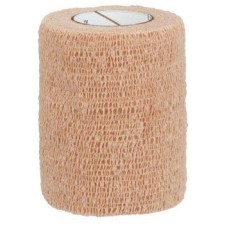 BENDA ELASTICA COMPRESSIVA AUTOADESIVA COBAN 7,5X200CM IN ESTENSIONE 7,5X450CM COLORE CARNE