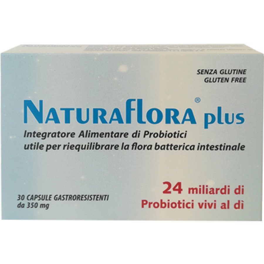NATURAFLORA PLUS 30 CAPSULE GASTRORESISTENTI 350 MG