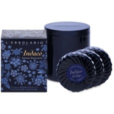 INDACO SAPONE PROFUMO EDIZIONE LIMITATA SCATOLA LATTA 3 PEZZI 100 G