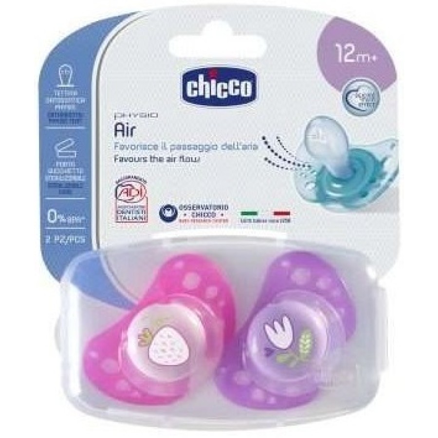 CHICCO SUCCHIETTO AIR BOY IN SILICONE 16-36 MESI 2 PEZZI