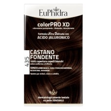 EUPHIDRA COLORPRO XD 435 CASTANO FONDENTE GEL COLORANTE CAPELLI IN FLACONE + ATTIVANTE + BALSAMO + GUANTI