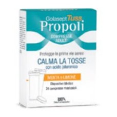 GOLASEPT TUSS PROPOLI CPR TOSSE DISPOSITIVO MEDICO COMPRESSE MASTICABILI ALLA PROPOLI IN ASTUCCIO