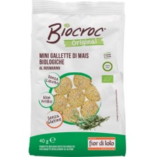 BIOCROC MINI GALLETTE DI MAIS ROSMARINO BIO 40 G