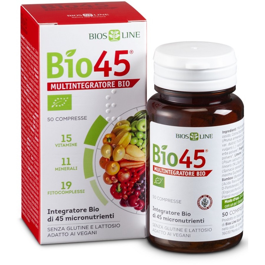 BIOSLINE BIO 45 50 COMPRESSE CERT QCERT