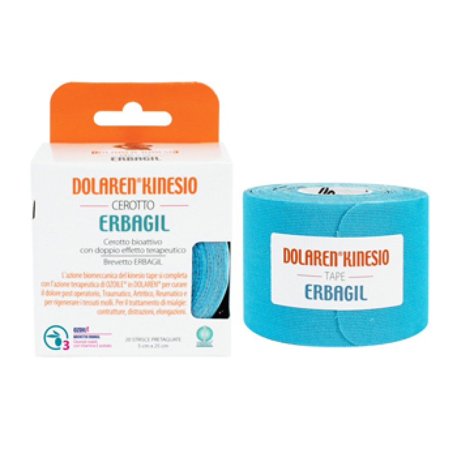 DOLAREN KINESI EMULGEL CEROTTO TERAPEUTICO BLU 5X25 CM IN ROTOLO