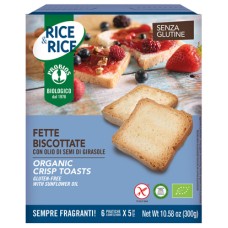 RICE&RICE FETTE BISCOTTATE CON OLIO DI SEMI DI GIRASOLE 300 G