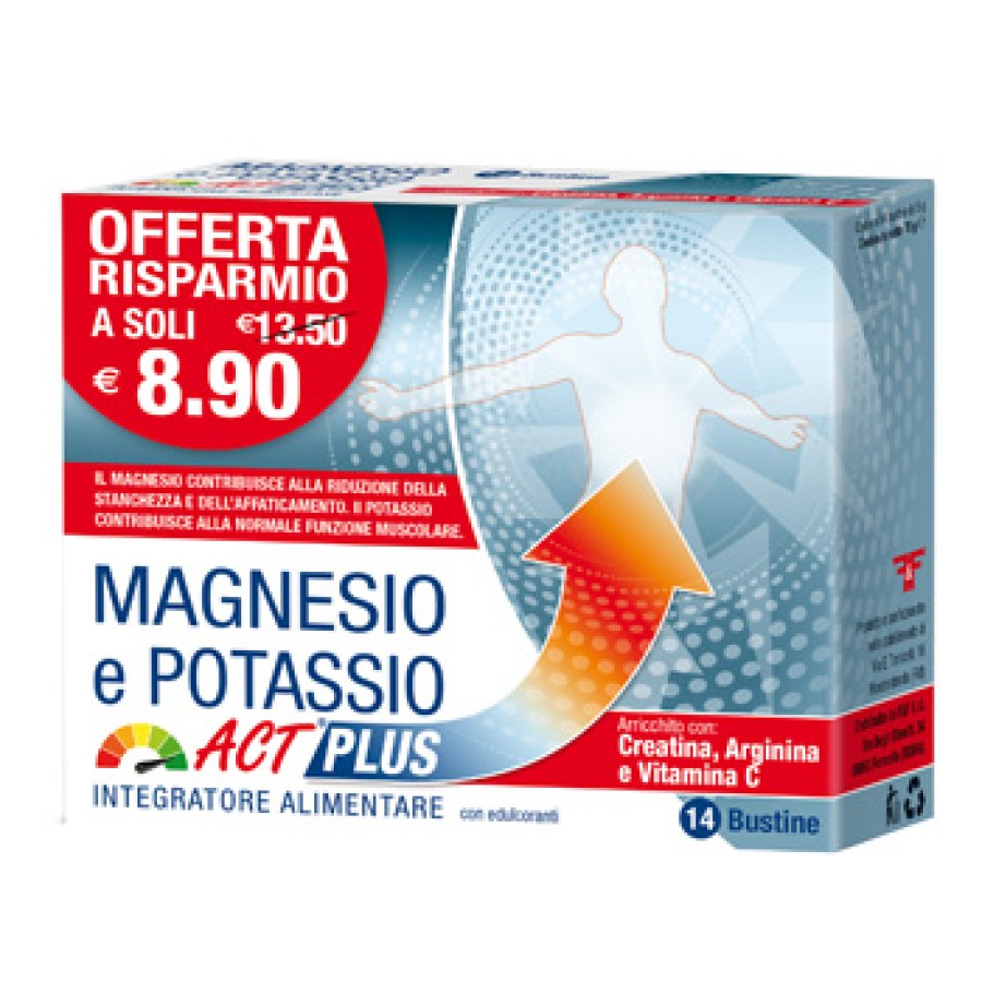 MAGNESIO E POTASSIO ACT PLUS 14 BUSTINE