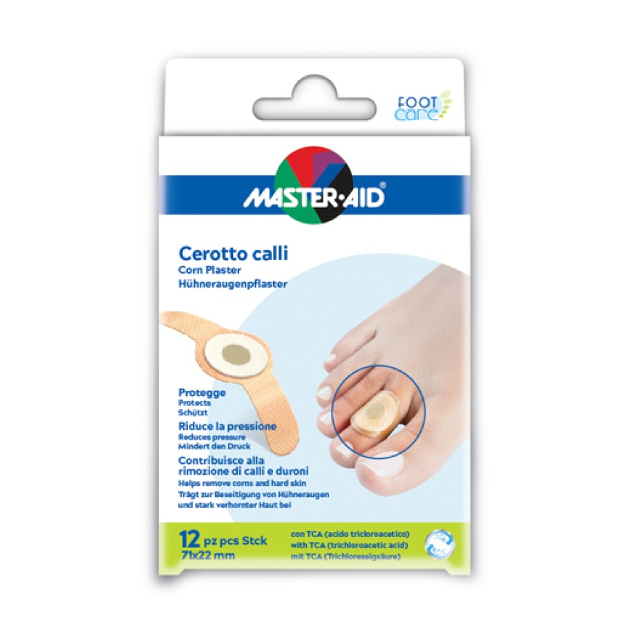 MASTER-AID CEROTTO CALLIFUGO FOOT CARE 71X22 MM 12 PEZZI