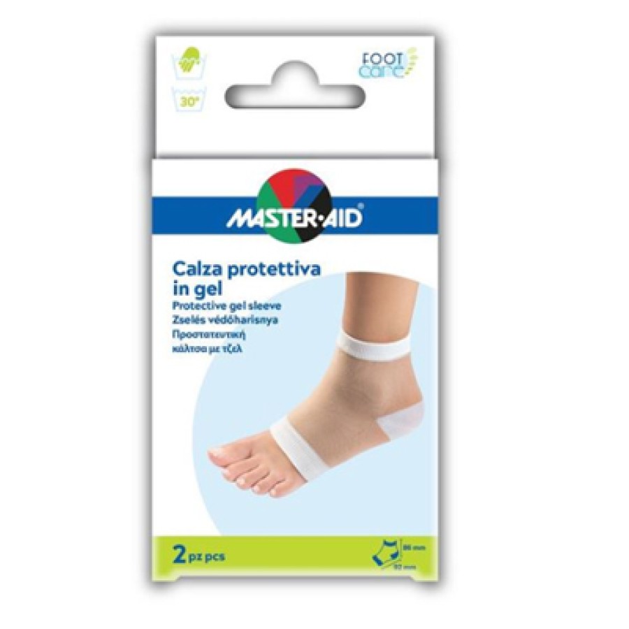 CALZA MASTER-AID CON PROTEZIONE IDRATANTE IN GEL 2 PEZZI
