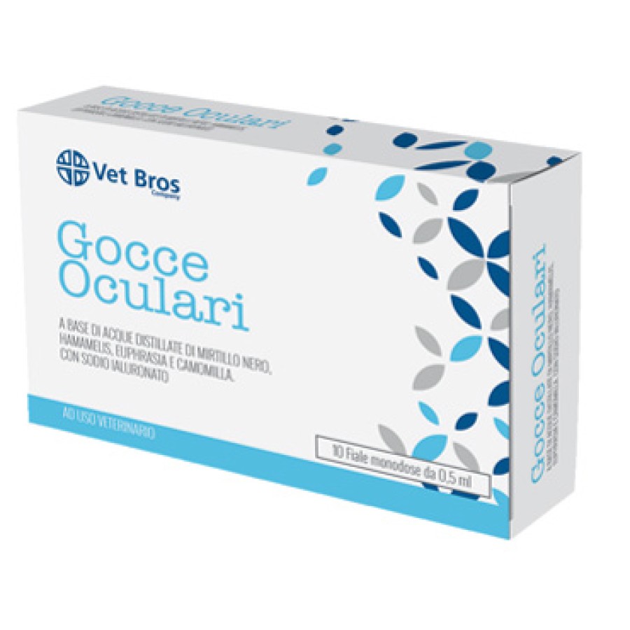 VET BROS SOLUZIONE SALINA STERILE OFTALMICA AD USO VETERINARIO 10 FIALE DA 5 ML