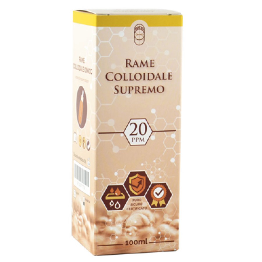 RAME COLLOIDALE SUPREMO 20PPM 100 ML