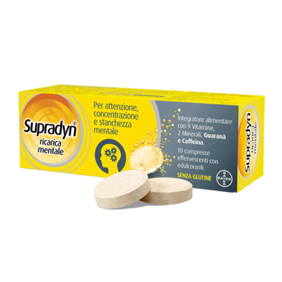 SUPRADYN RICARICA MENTALE 10 COMPRESSE
