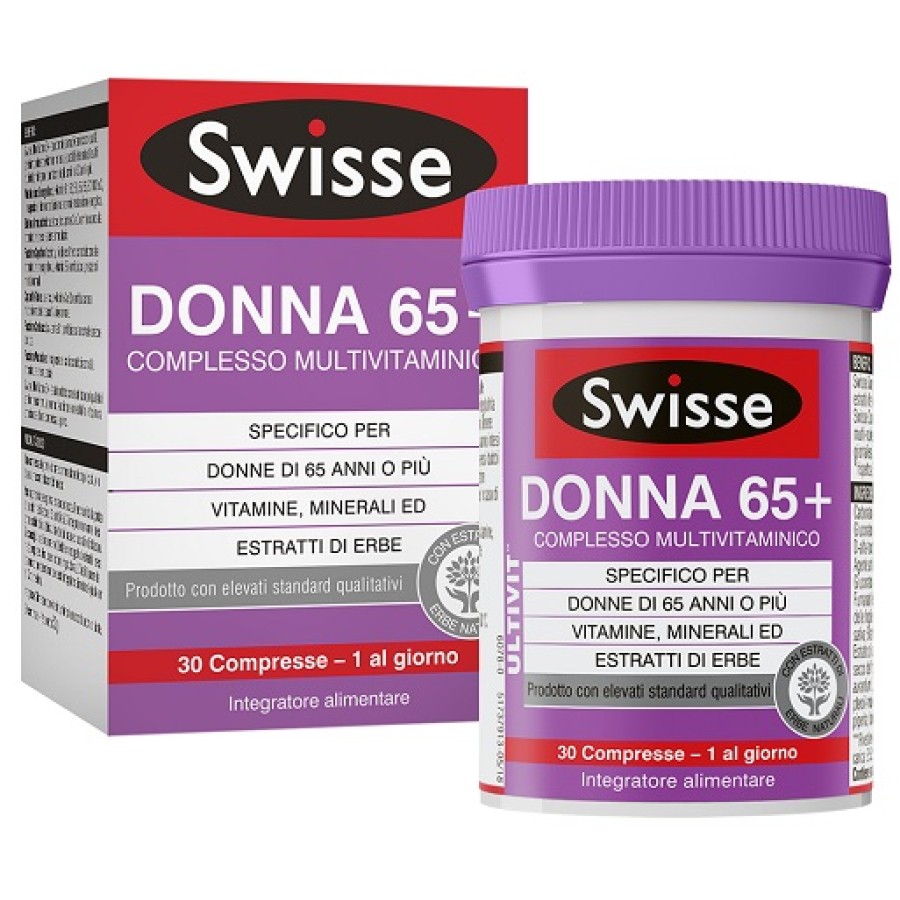 SWISSE DONNA 65+ COMPLESSO MULTIVITAMINICO 30 COMPRESSE
