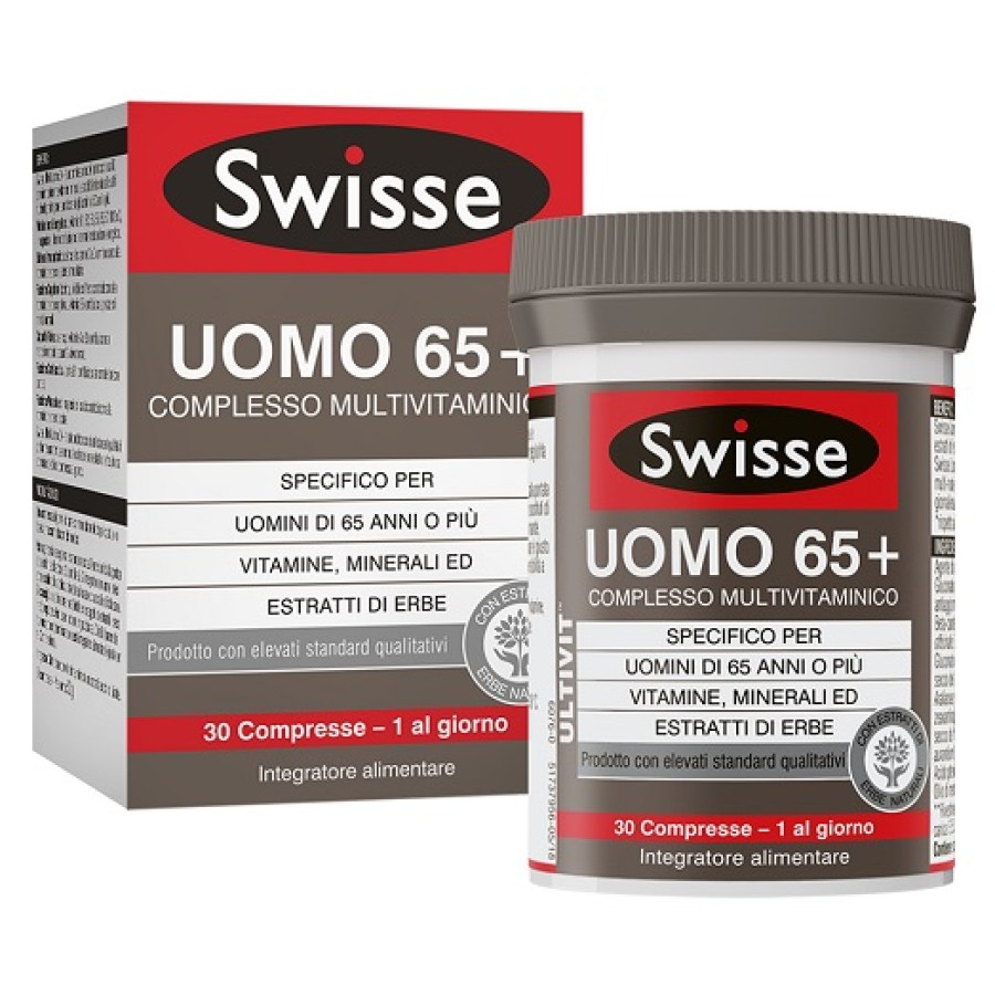 SWISSE UOMO 65+ COMPLESSO MULTIVITAMINICO 30 COMPRESSE