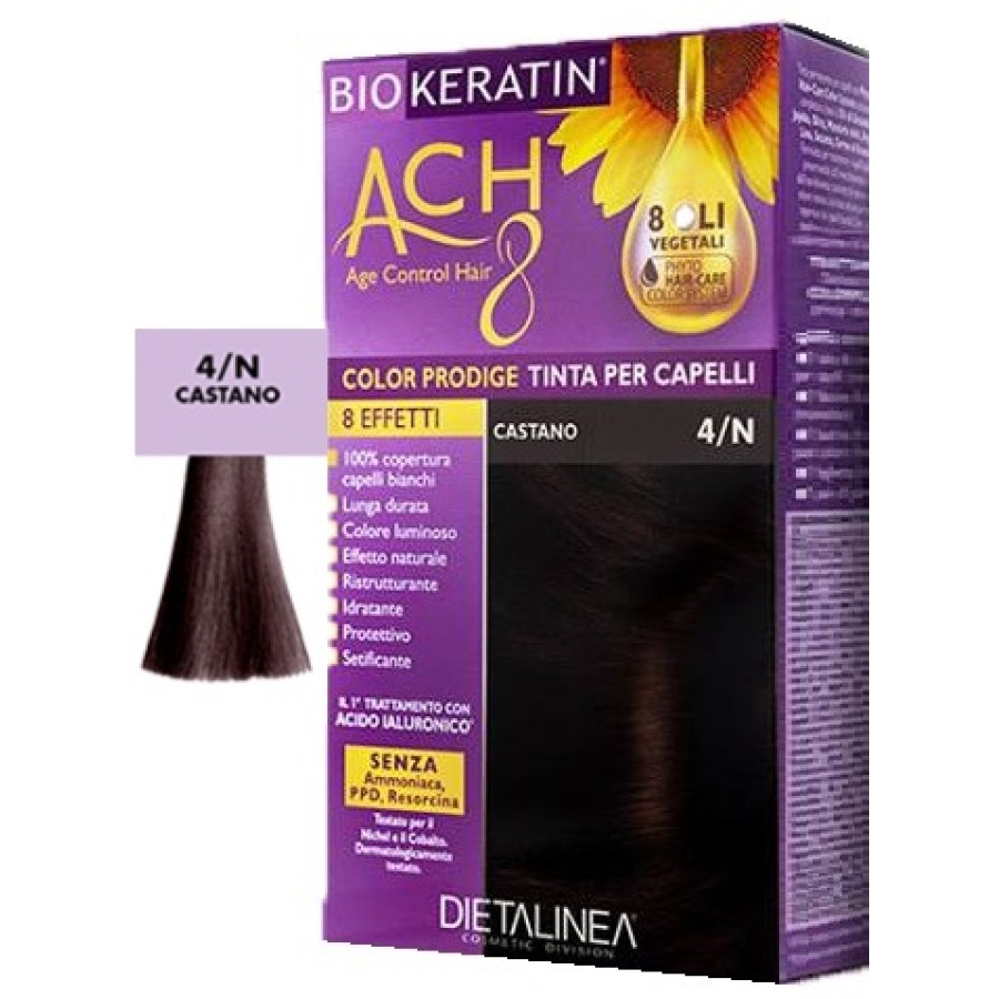 BIOKERATIN ACH8 COLOR PRODIGE 4/N CASTANO