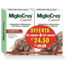 MIGLIOCRES 60+60 CAPSULE 60 G PROMOZIONE