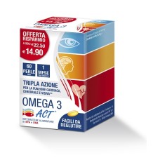 OMEGA 3 ACT 540MG + VITAMINA E 60 PERLE MINI