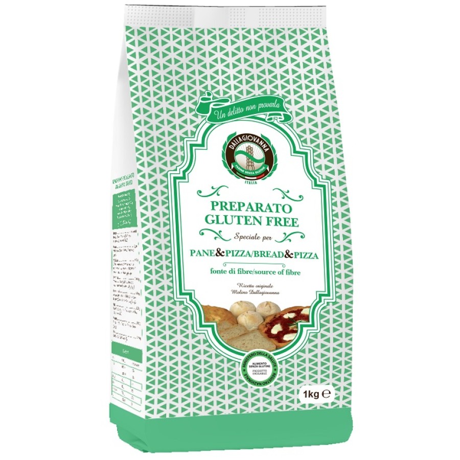 PREPARATO GLUTEN FREE SPECIALE PER PANE E PIZZA 1 KG