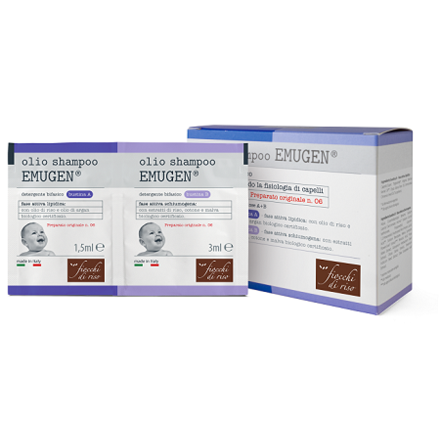 FIOCCHI DI RISO EMUGEN OLIO SHAMPOO ULTRADELICATO 45 ML