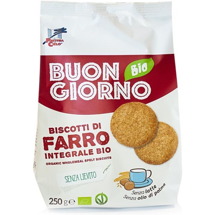 BUONGIORNOBIO BISCOTTI DI FARRO INTEGRALE SENZA LIEVITO