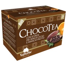 CHOCOTEA CON SCORZA DI SEMI DI CACAO E ARANCIA FRUTTA