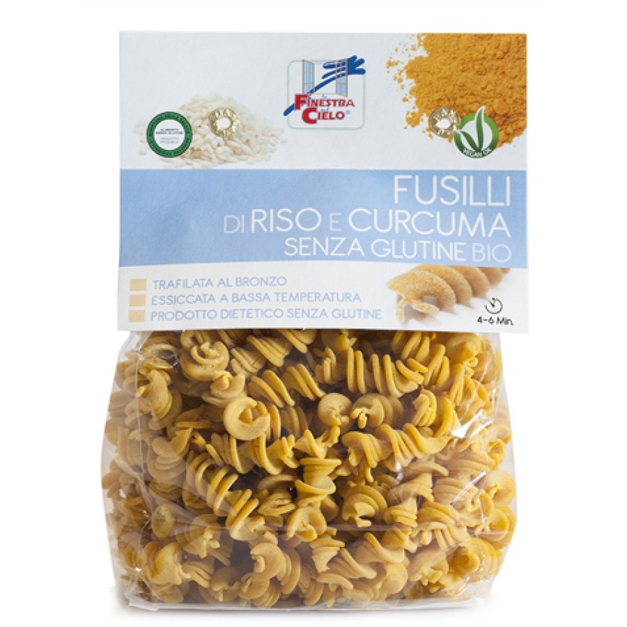 FUSILLI RISO E CURCUMA SENZA GLUTINE BIO 250 G