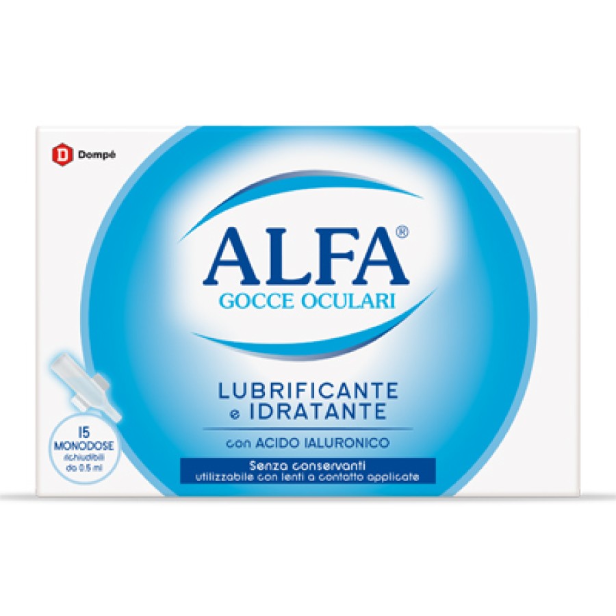 ALFA LUBRIFICANTE MONODOSE 15 FIALE 0,5 ML
