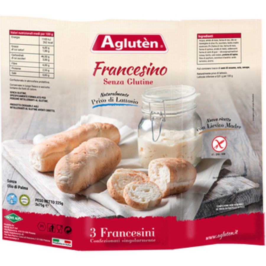 AGLUTEN FRANCESINO 3 X 75 G