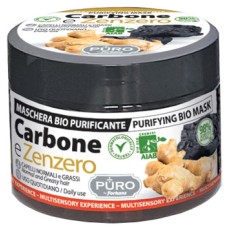 PURO BIO MASCHERA CARBONE E ZENZERO 250 ML