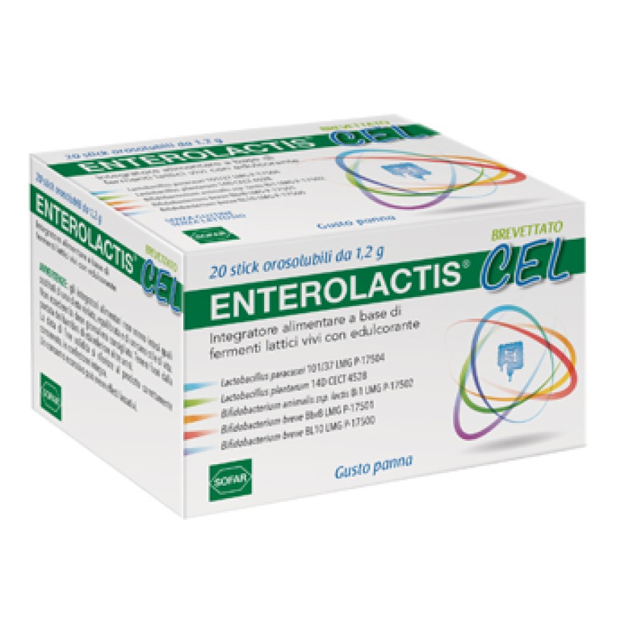 ENTEROLACTIS CEL 20 STICK OROSOLUBILI