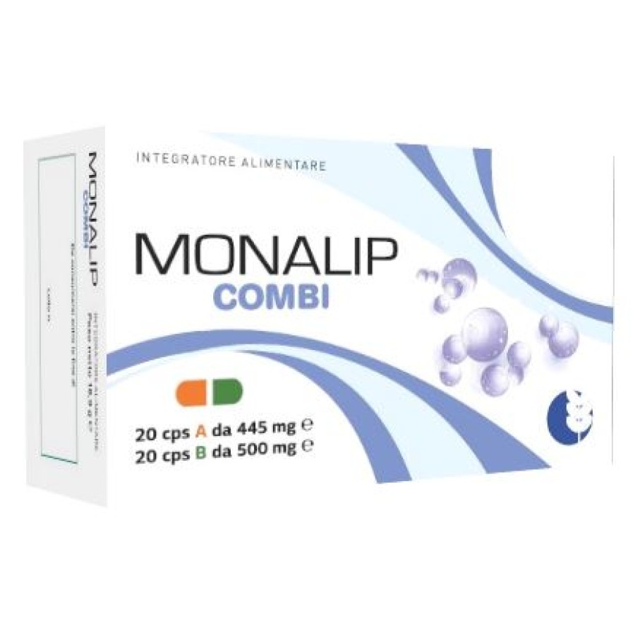 MONALIP COMBI 20 CAPSULE A 445 MG + 20 CAPSULE B 500 MG