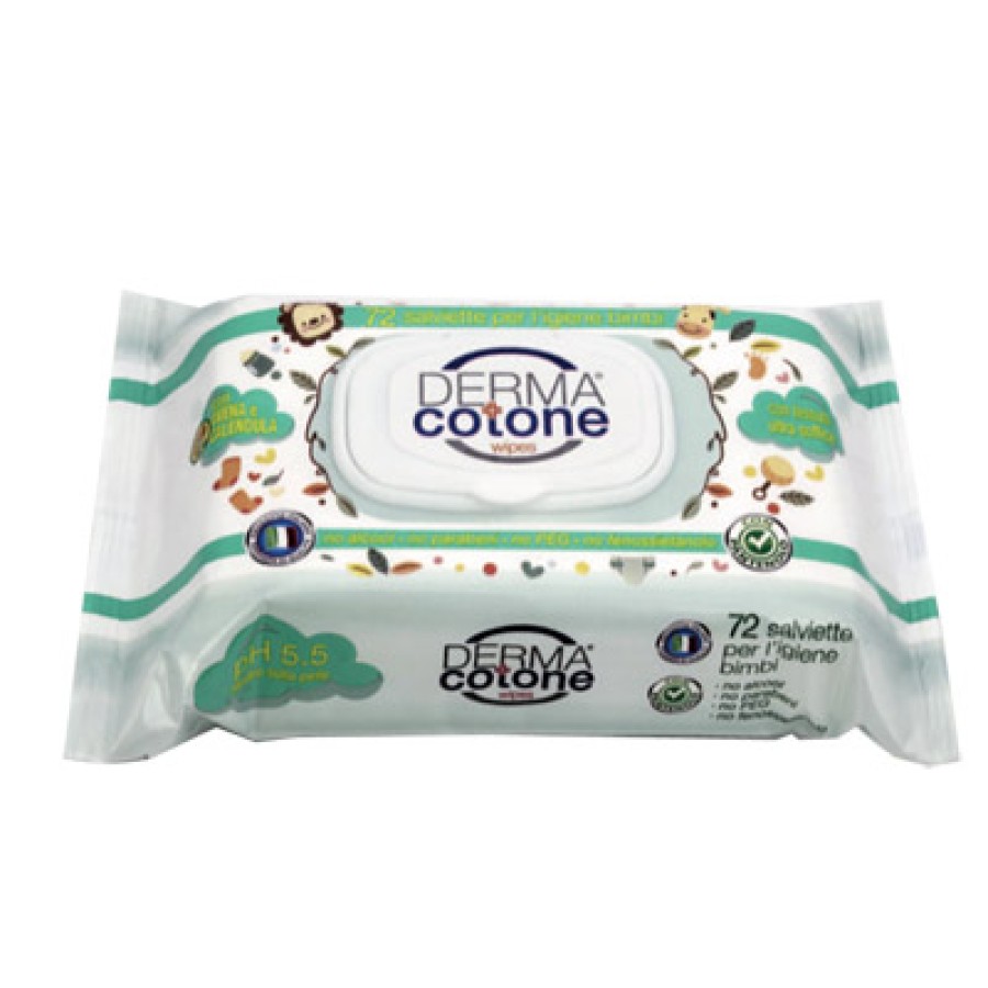 DERMACOTONE SALVIETTINE AVENA CALENDULA 72 PEZZI