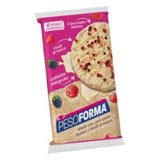 PESOFORMA GALLETTA CON CIOCCOLATO BIANCO E FRUTTI ROSSI 130 G