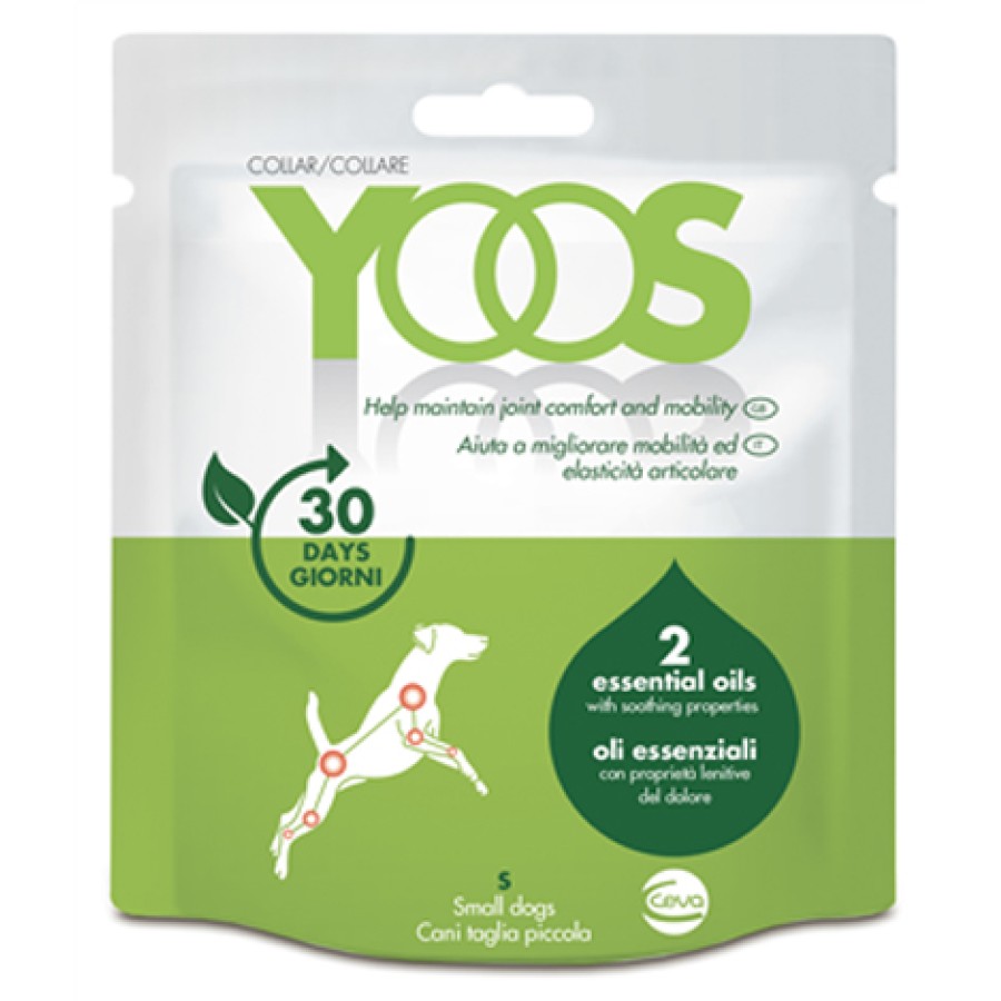 YOOS COLLARE CANE TAGLIA SMALL A BASE DI OLI ESSENZIALI