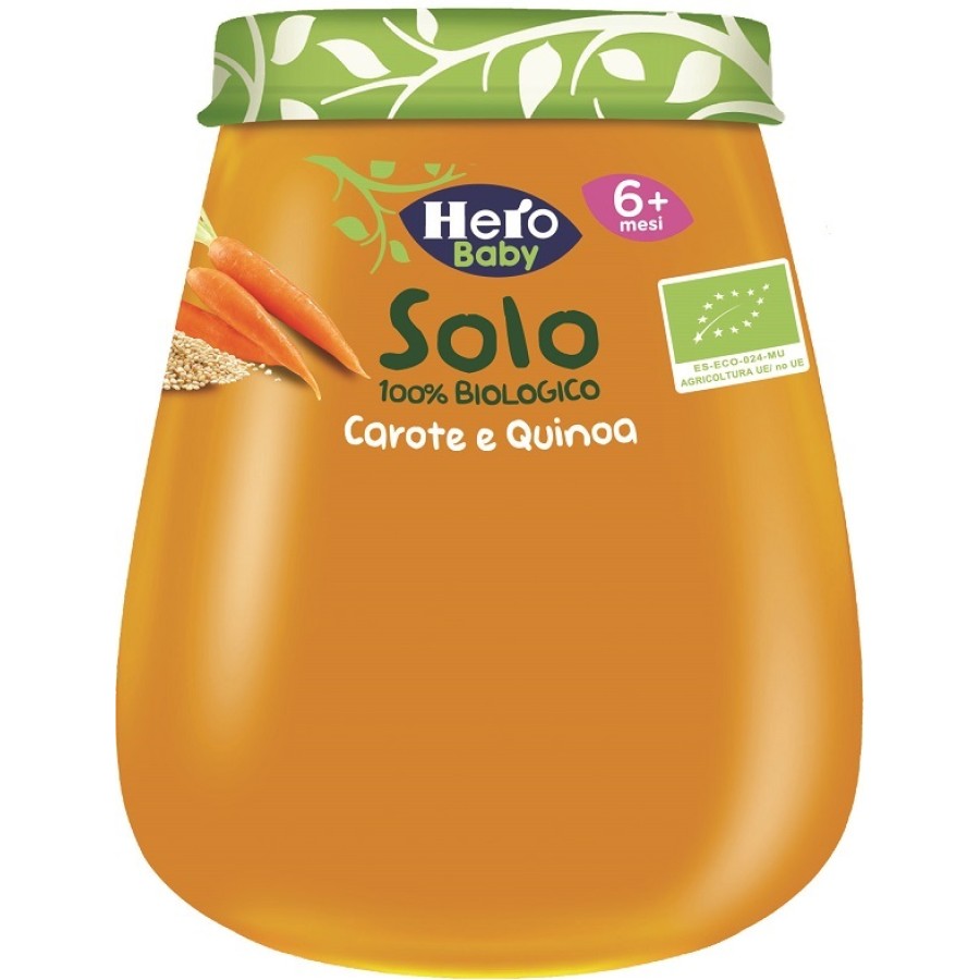 HERO SOLO OMOGENEIZZATO CAROTA QUINOA 100% BIO 120 G