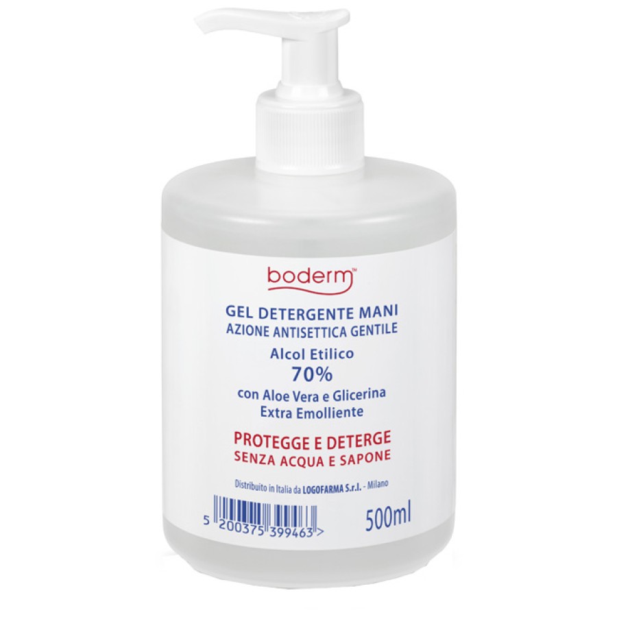 BODERM HAND CLEANSING GEL 70% 500 ML CON DISPENSER